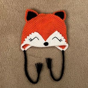Kids Fox knit hat